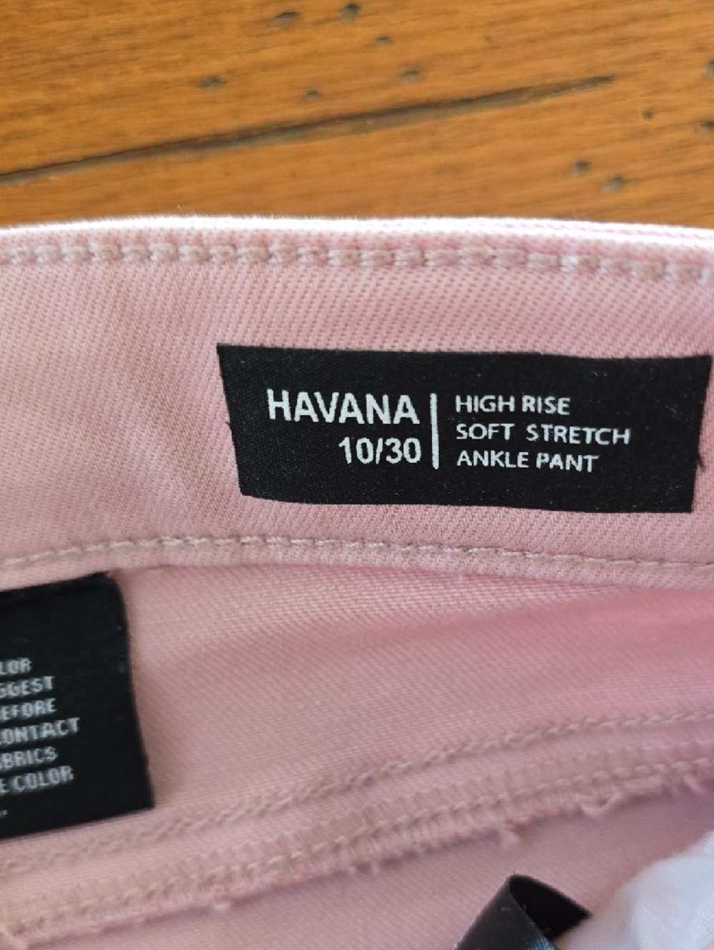 Buffalo David Bitton Light Pink Skinny Jeans Size 10/30  High Rise Ankle Pants - Picture 4 of 10